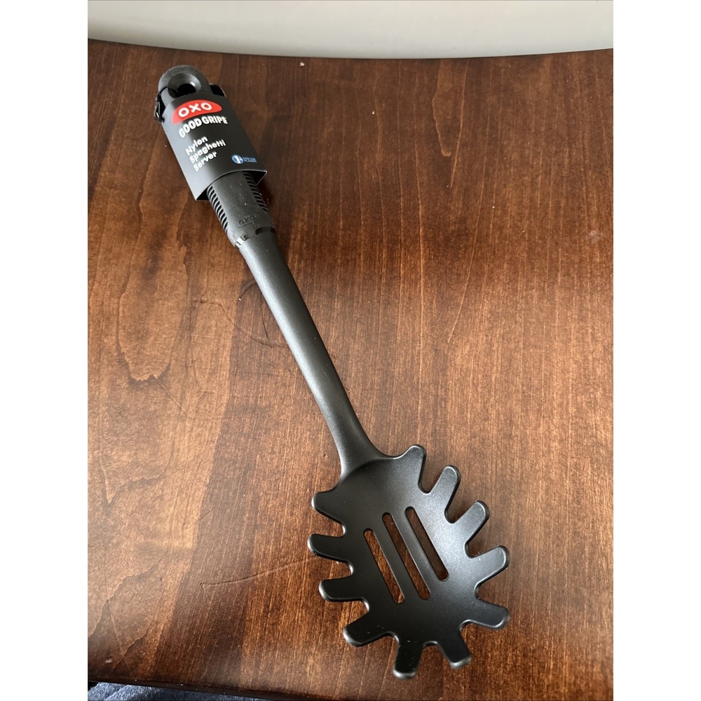 OXO Good Grips Black Nylon Spaghetti Server With Soft Comfy Grip NEW‎